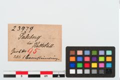 Etiketten zu Bernsteinringperle (NHMW-PRAE-023979)